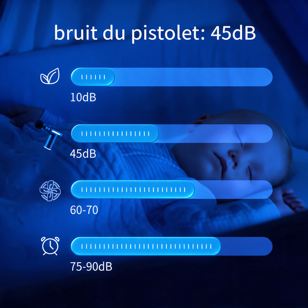 Mini Pistolet de Massage Portable